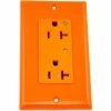 Leviton 5380-Igo Decora Duplex Surge Suppressor Receptacle Iso Ground 20a, Orange -Switches, Receptacles & Sensors Sales LEV 5380 IGO