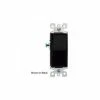 Leviton 5603-2E 15A, 120/277V, Decora Rocker 3-Way AC Quiet Switch, Black - Pkg Qty 10 -Switches, Receptacles & Sensors Sales LEV 5603 2E