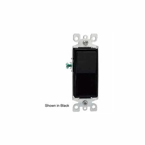 Leviton 5603-2I 15A, 120/277V, Decora Rocker 3-Way AC Quiet Switch, Ivory - Pkg Qty 10 3 Leviton 5603-2I 15A, 120/277V, Decora Rocker 3-Way AC Quiet Switch, Ivory - Pkg Qty 10