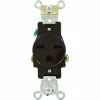 Leviton 5651 15A, 250V, Single Receptacle, Brown - Pkg Qty 10 -Switches, Receptacles & Sensors Sales LEV 5651