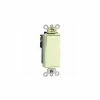 Leviton 5691-2I 15A, 120/277V, Decora Plus Rocker Single-Pole AC Quiet Switch, Ivory -Switches, Receptacles & Sensors Sales LEV 5691 2I