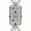 Leviton GFTR2-GY SmartlockPro Self-Test GFCI Receptacle, Tamper Resistant, 20A, Gray 1 Leviton GFTR2-GY SmartlockPro Self-Test GFCI Receptacle, Tamper Resistant, 20A, Gray -Switches, Receptacles & Sensors Sales LEV 7599 FI