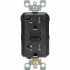 Leviton GFTR2-E SmartlockPro Self-Test GFCI Receptacle, Tamper Resistant, 20A, Black -Switches, Receptacles & Sensors Sales LEV 7599 FW