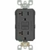 Leviton GFNT2-E 20A SmartlockPro Self-Test GFCI Duplex Recpt, Ind Light, Wire Leads, Black -Switches, Receptacles & Sensors Sales LEV 7899 FI