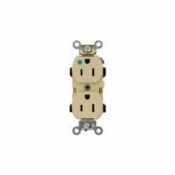 Leviton 8200-Hi 15a, 125v, Ivory - Pkg Qty 10
