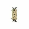 Leviton 8200-Sgi 15a, 125v, Duplex Receptacle, Tamper-Resistant, Ivory - Pkg Qty 10 -Switches, Receptacles & Sensors Sales LEV 8200 SGI