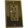 Leviton 8280 Decora Dplx Surge Prot. Recpt., Indicator Light & Alarm, 15a, Brown -Switches, Receptacles & Sensors Sales LEV 8280