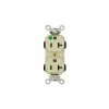 Leviton 8300-I 20a, 125v, Duplex Receptacle, Ivory - Pkg Qty 10