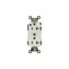Leviton 8300-Plw 20a, 125v, Duplex Receptacle, Self Grounding, White - Pkg Qty 10 -Switches, Receptacles & Sensors Sales LEV 8300 PLW
