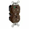 Leviton 8300-Sg 20a, 125v, Duplex Receptacle, Self Grounding, Brown - Pkg Qty 10 -Switches, Receptacles & Sensors Sales LEV 8300 SG