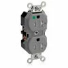 Leviton 8300-Sgg Duplex Receptacle, Straight Blade, Self Grounding, Gray - Pkg Qty 10 -Switches, Receptacles & Sensors Sales LEV 8300 SGG