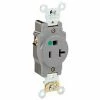 Leviton 8310-Gy 20a, 125v, Single Receptacle, Gray - Pkg Qty 10 -Switches, Receptacles & Sensors Sales LEV 8310 GY