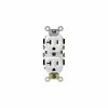 Leviton BR20-W 20A, 125V, Duplex Receptacle, Self Grounding, White - Pkg Qty 10