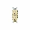 Leviton CR15-I 15A, 125V, Duplex Receptacle, Self Grounding, Ivory - Pkg Qty 10 1 Leviton CR15-I 15A, 125V, Duplex Receptacle, Self Grounding, Ivory - Pkg Qty 10 -Switches, Receptacles & Sensors Sales LEV CR15 I