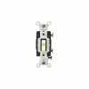 Leviton CS115-2I 15A, 120/277V, Single-Pole, Ivory - Pkg Qty 10