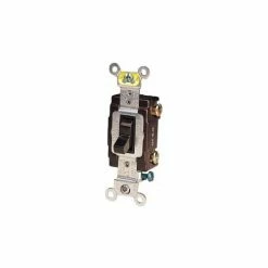 Leviton CS120-2 20A, 120/277V, Single-Pole, Brown - Pkg Qty 10