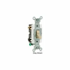 Leviton Cs215-2 15a, 120/277v, Double-Pole, Grounding, Brown