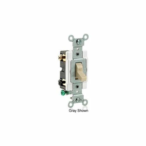 Leviton Cs215-2 15a, 120/277v, Double-Pole, Grounding, Brown 3 Leviton Cs215-2 15a, 120/277v, Double-Pole, Grounding, Brown