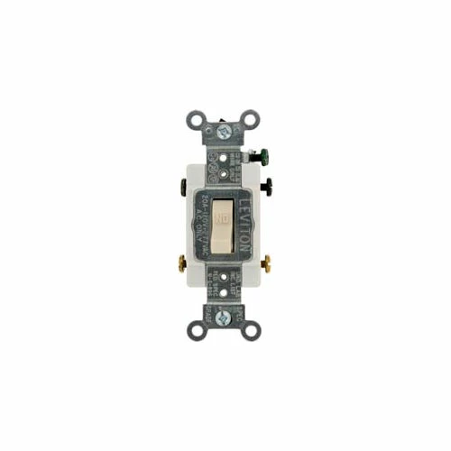Leviton Cs220-2t 20a, 120/277v, Double-Pole, Light Almond 3 Leviton Cs220-2t 20a, 120/277v, Double-Pole, Light Almond