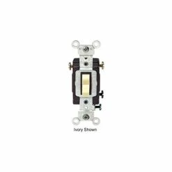 Leviton CS315-2GY 15A, 120/277V, 3-Way , Gray - Pkg Qty 10