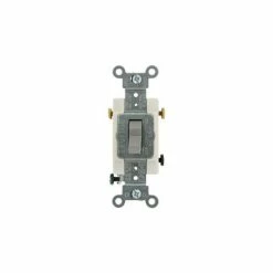 Leviton CS320-2GY 20A, 120/277V, 3-Way, Gray - Pkg Qty 10