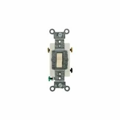 Leviton CS320-2T 20A, 120/277V, 3-Way, Light Almond - Pkg Qty 10