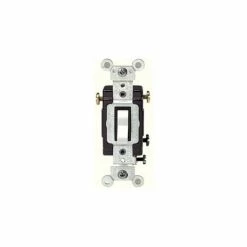 Leviton CS320-2W 20A, 120/277V, 3-Way, Side Wire, White - Pkg Qty 10