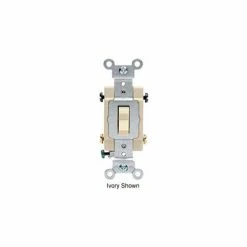 Leviton Cs415-2t 15a, 120/277v, 4-Way, Light Almond