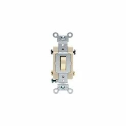 Leviton Cs420-2i 20a, 120/277v, 4-Way, Grounding, Ivory