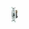 Leviton CSB3-20T 20A, 120/277V, 3-Way, Light Almond -Switches, Receptacles & Sensors Sales LEV CSB3 20T