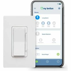 Leviton Decora Smart Wi-Fi 1000W Dimmer Works w/ Amazon Alexa, Google Assistant No Hub Required 11 Leviton Decora Smart Wi-Fi 1000W Dimmer Works w/ Amazon Alexa, Google Assistant No Hub Required -Switches, Receptacles & Sensors Sales LEV DW1KD 1BZ
