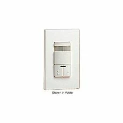 Leviton Ods0d-Idt Dual-Relay, Decora Passive Infrared Wall Switch Occu Sensor, Lt Almond