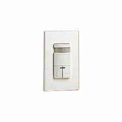 Leviton Ods0d-Idw Dual-Relay, Decora Passive Infrared Wall Switch Occupancy Sensor, White