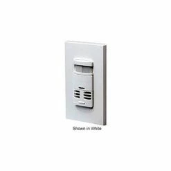 Leviton Ossmt-Mde Dual-Relay Multi-Technology Wall Switch Sensor, Black