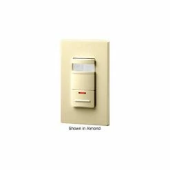 Leviton Ossnl-Idt Decora Passive Wall Switch Occu Sensor, Led Adj. Night Light, Lt Alm