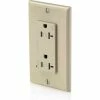 Leviton T5380-I Tamper Resistant Decora Duplex Surge Suppressor Recpt 20a, Ivory -Switches, Receptacles & Sensors Sales LEV T5380 I