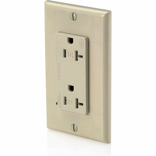 Leviton T5380-I Tamper Resistant Decora Duplex Surge Suppressor Recpt 20a, Ivory 3 Leviton T5380-I Tamper Resistant Decora Duplex Surge Suppressor Recpt 20a, Ivory