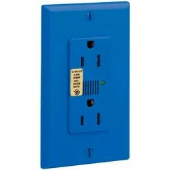 Leviton T7280-B Tamper Resistant Decora Surge Prot. Duplex Recpt, 15a, Blue