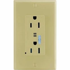 Leviton T7280-I Tamper Resistant Decora Surge Prot. Duplex Recpt, 15a, Ivory