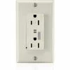 Leviton T7280-T Tamper Resistant Decora Surge Prot. Dplx Recpt, 15a, Lt. Alm.