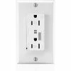 Leviton T7280-W Tamper Resistant Decora Surge Prot. Duplex Recpt, 15a, White -Switches, Receptacles & Sensors Sales LEV T7280 W