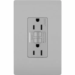 Legrand® Radiant® Tamper Resistant Receptacle, 15A, 125V, Gray