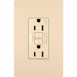 Legrand® Radiant® Tamper Resistant Receptacle, 15A, 125V, Ivory