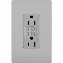 Legrand® Radiant® Weather Resistant Receptacle, 15A, 125V, Gray