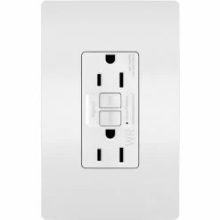 Legrand® Radiant® Weather Resistant Receptacle, 15A, 125V, White