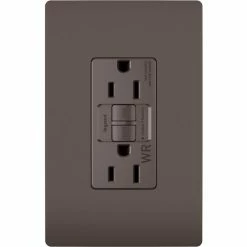 Legrand® Radiant® Weather Resistant Receptacle, 15A, 125V, Brown
