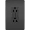 Legrand® Radiant® Tamper Resistant Receptacle, 20A, 125V, Black 1 Legrand® Radiant® Tamper Resistant Receptacle, 20A, 125V, Black -Switches, Receptacles & Sensors Sales LG7 2097TRBK 1
