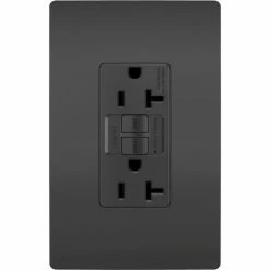 Legrand® Radiant® Tamper Resistant Receptacle, 20A, 125V, Black