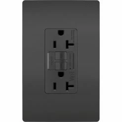Legrand® Radiant® Weather Resistant Receptacle, 20A, 125V, Black