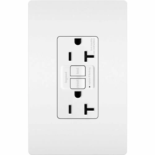 Legrand® Radiant® Tamper Resistant Receptacle, 20A, 125V, White 3 Legrand® Radiant® Tamper Resistant Receptacle, 20A, 125V, White